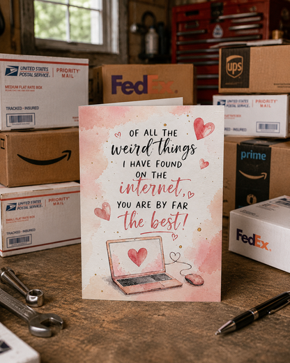 Weird Online Thing Love Card