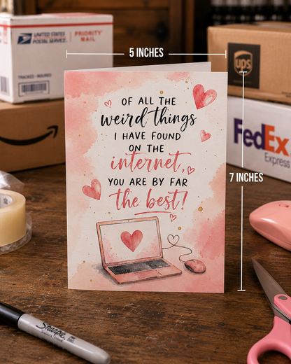 Weird Online Thing Love Card