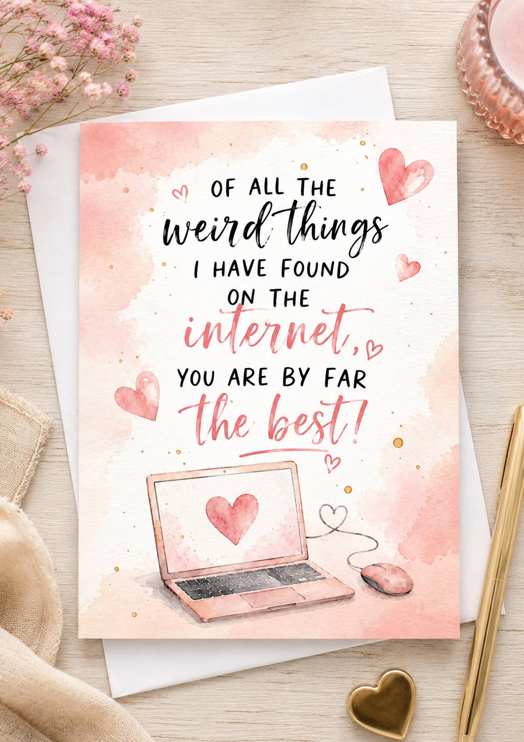 Weird Online Thing Love Card