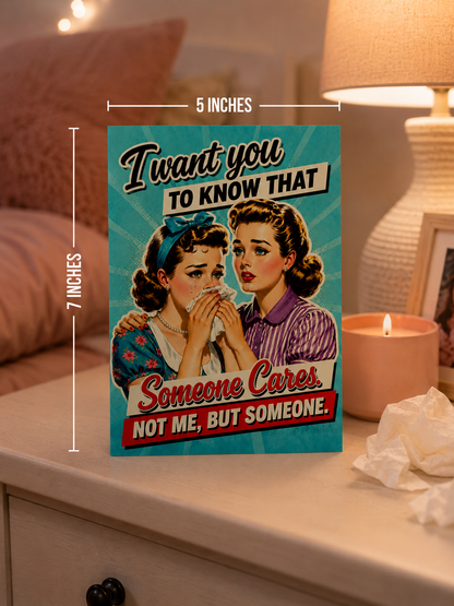 Someone Cares Sympathy Card