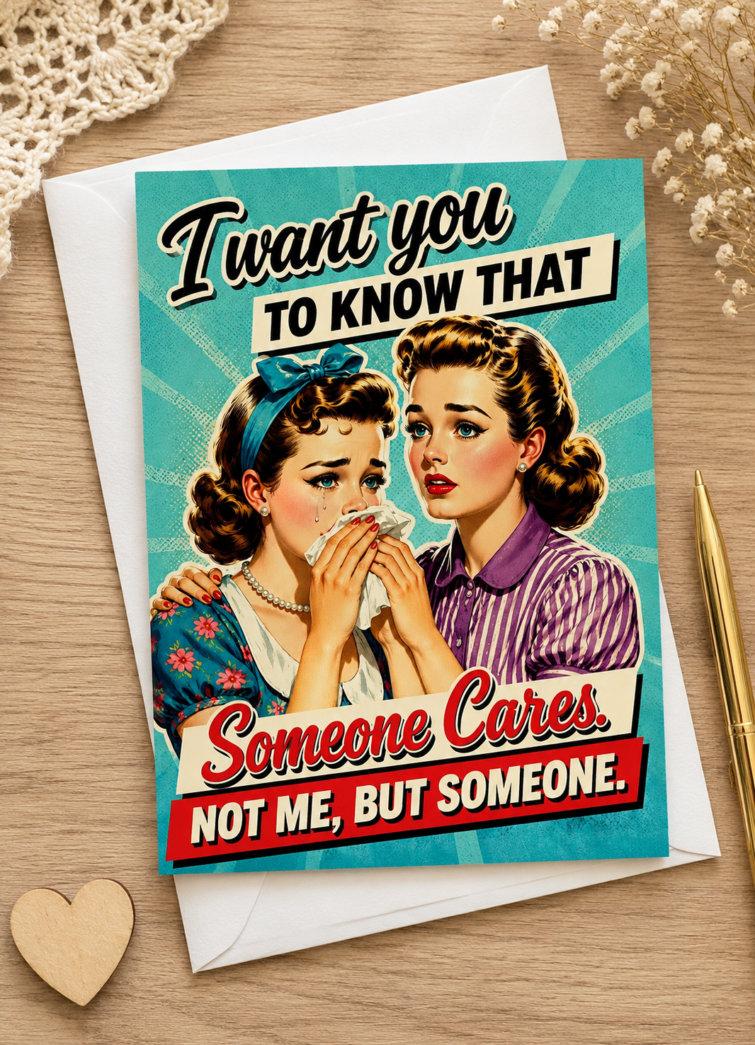Someone Cares Sympathy Card
