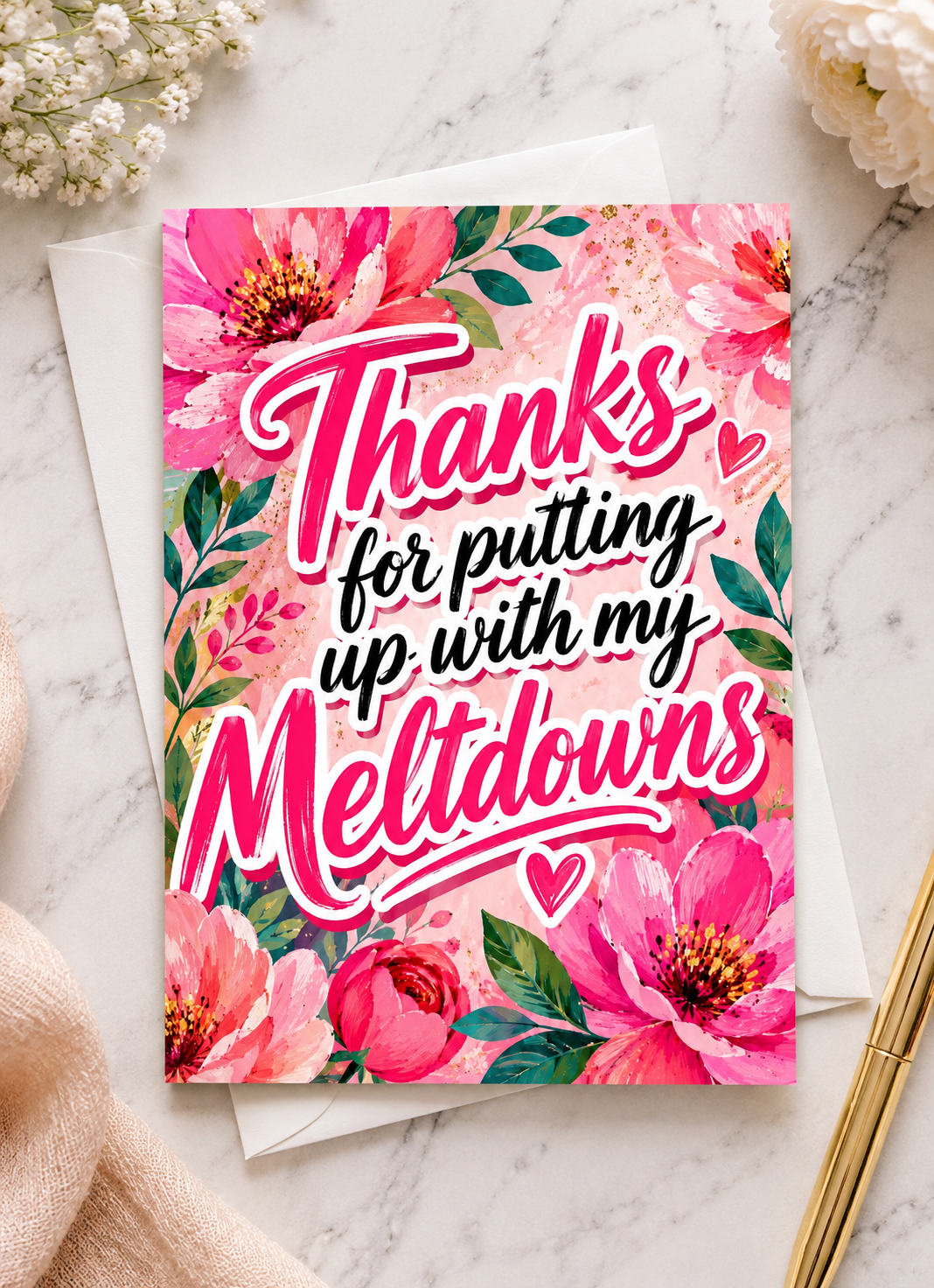 Meltdowns Appreciation Card