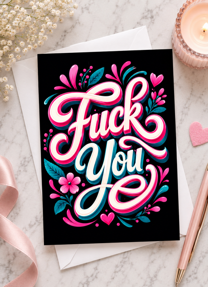 Fuck You Sarcastic Greeting Card