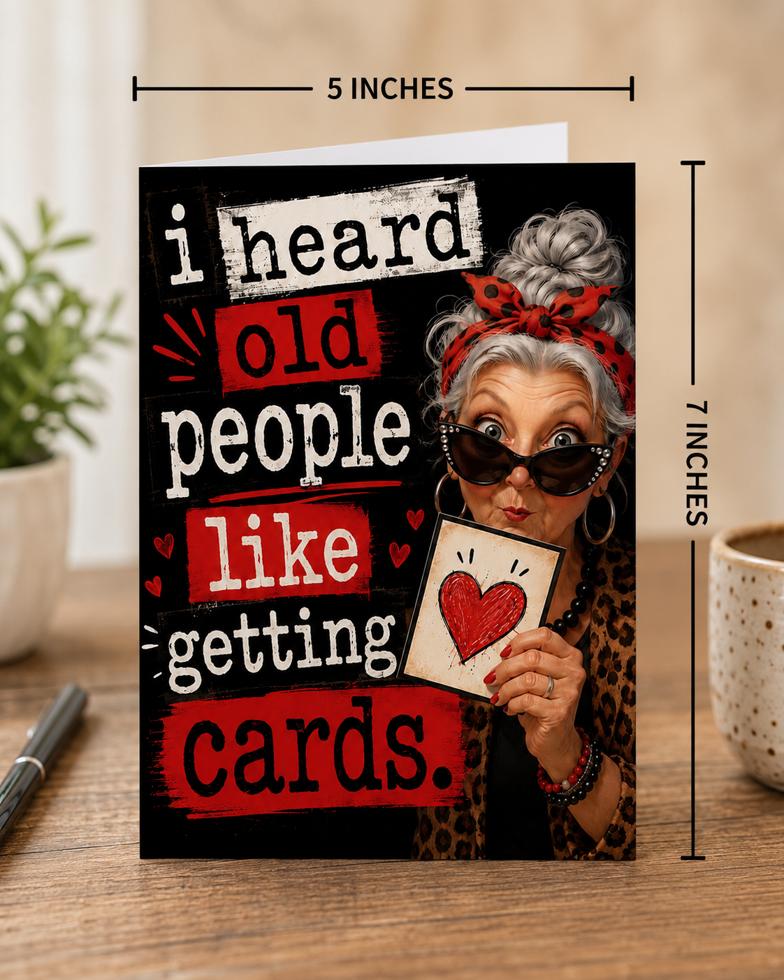 Funny Birthday Card for Older Woman