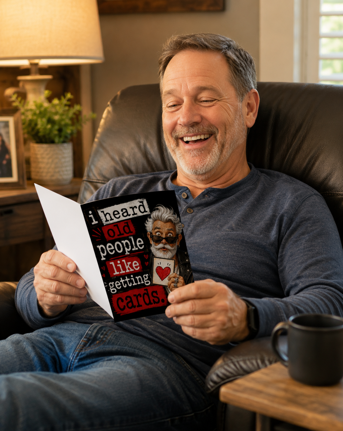 Funny Birthday Card for Older Man