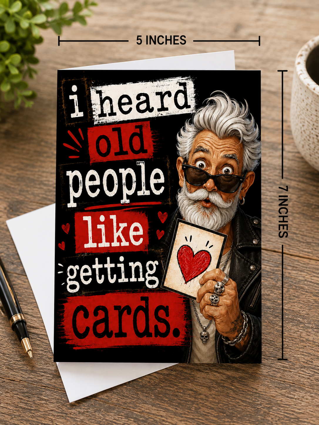 Funny Birthday Card for Older Man