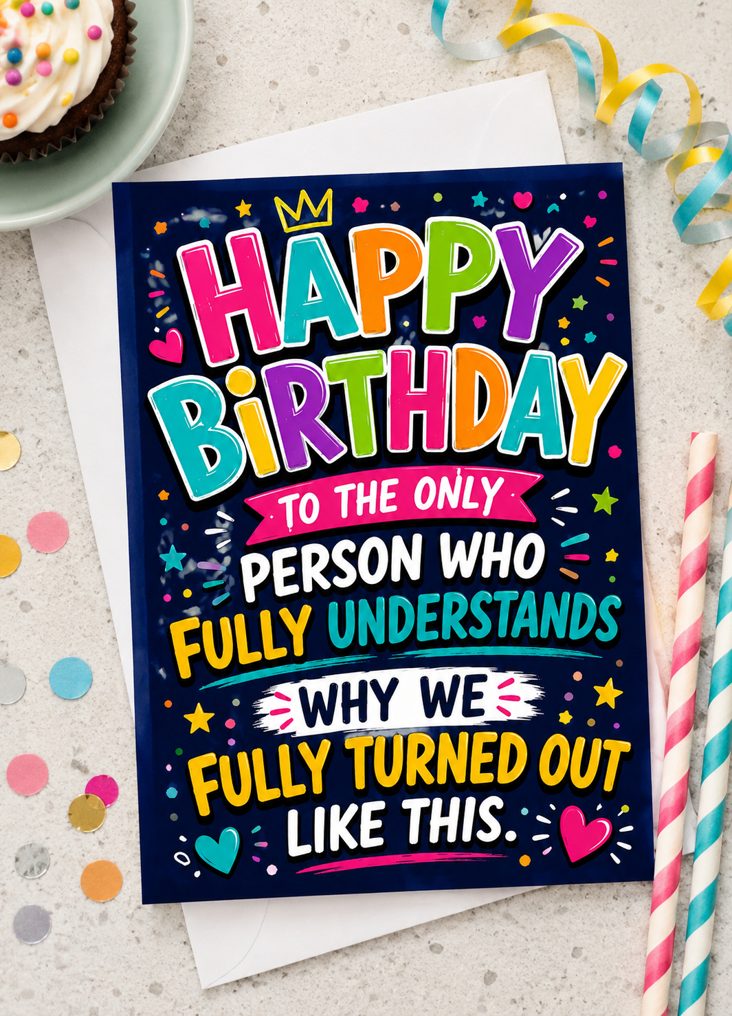 Funny Sibling Birthday Card