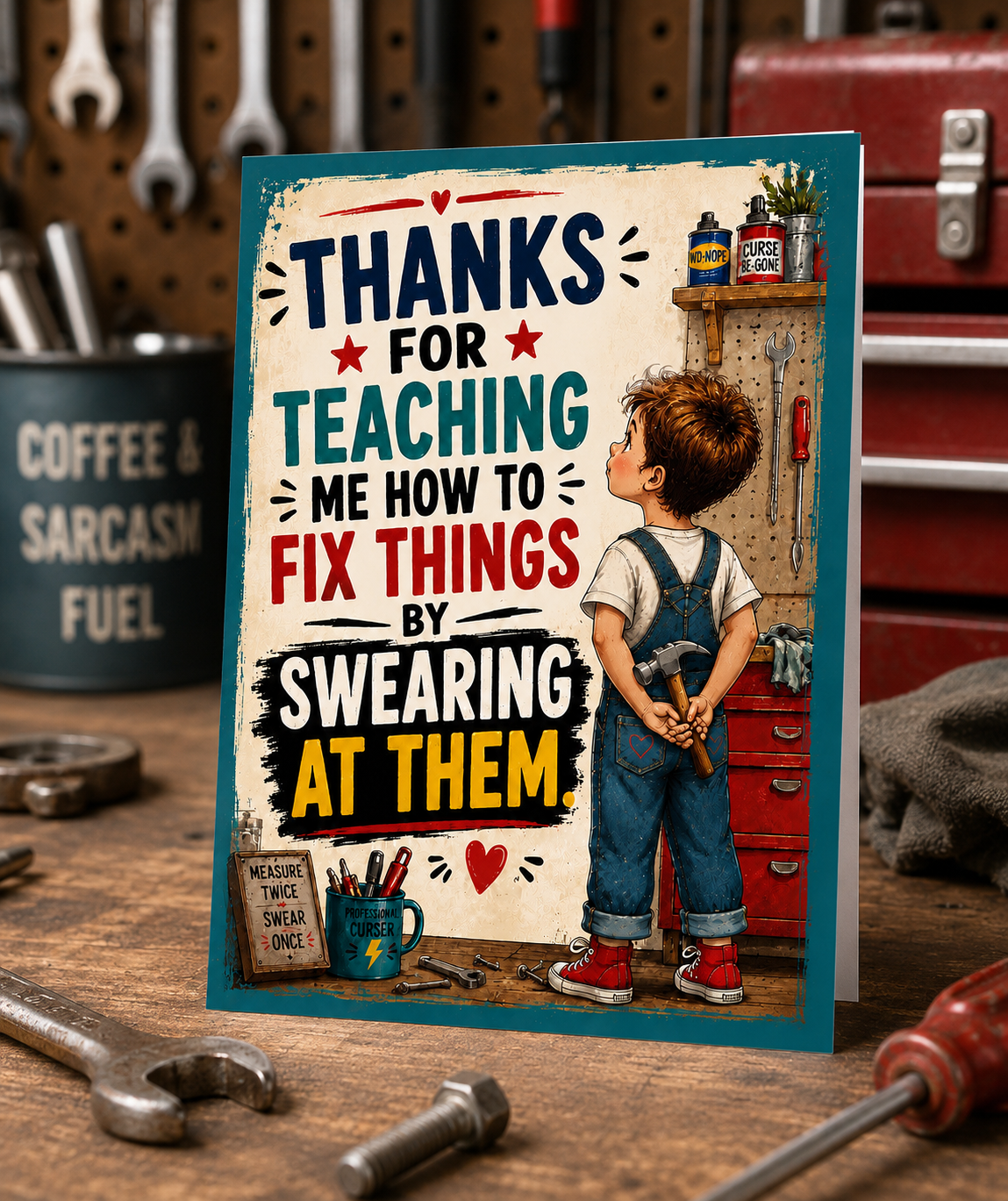 Funny Dad Card from Son