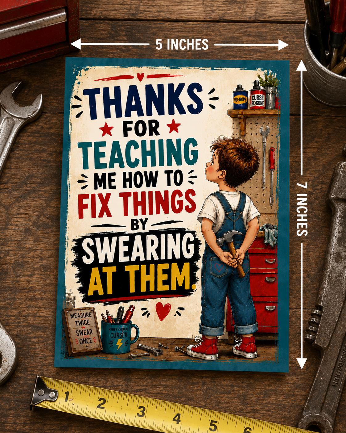 Funny Dad Card from Son