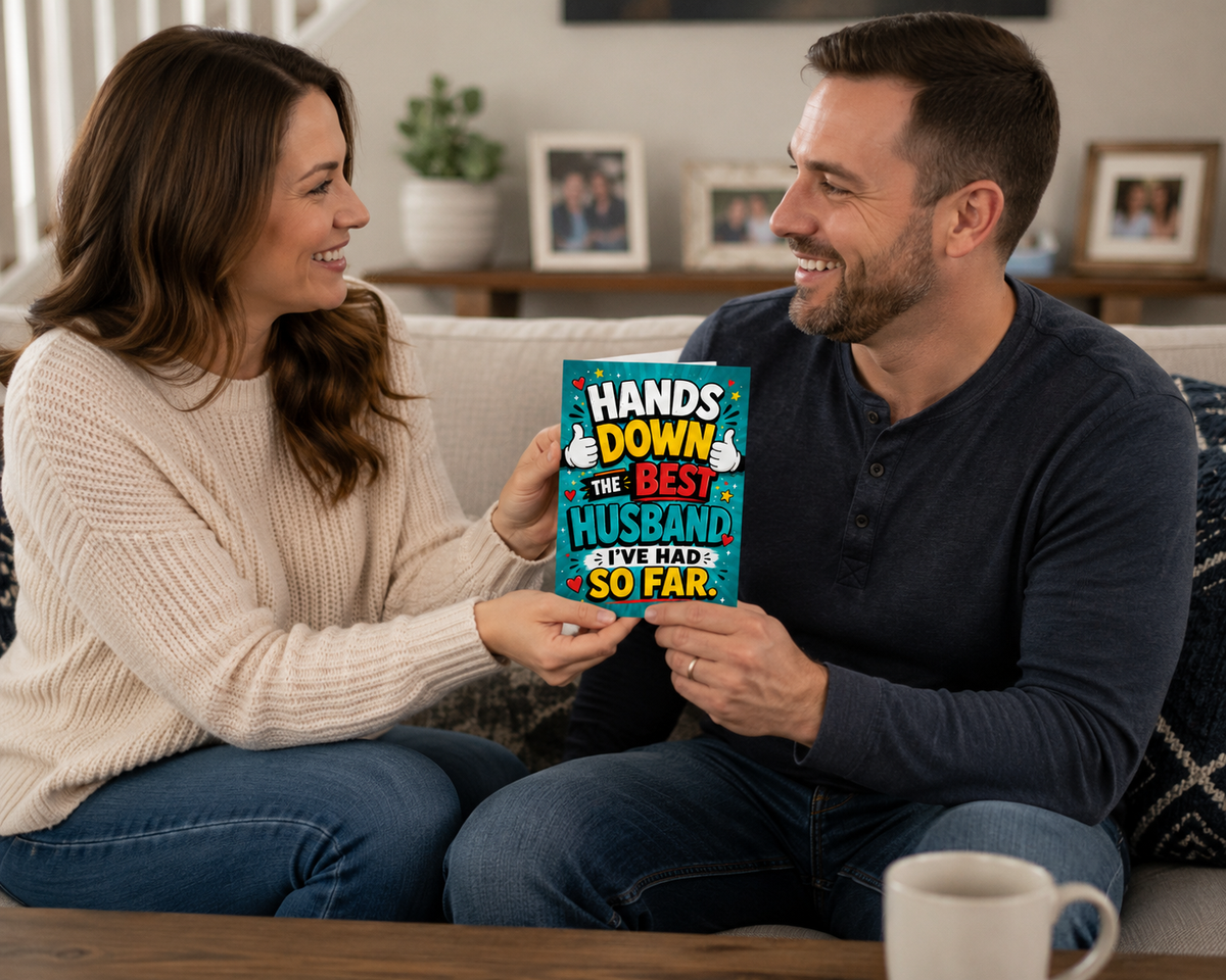 Funny Husband Anniversary Card