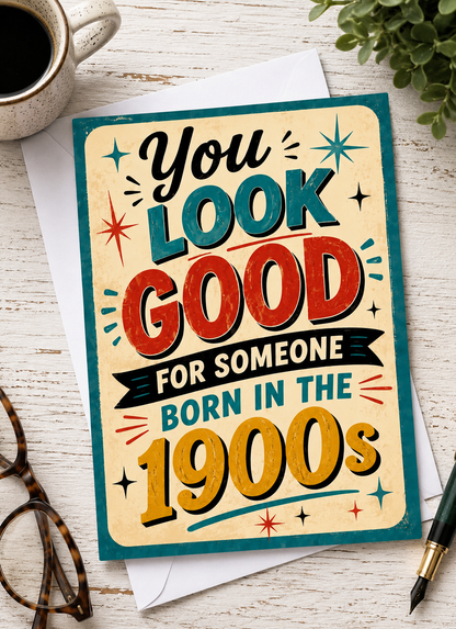 Vintage 1900s Birthday Card