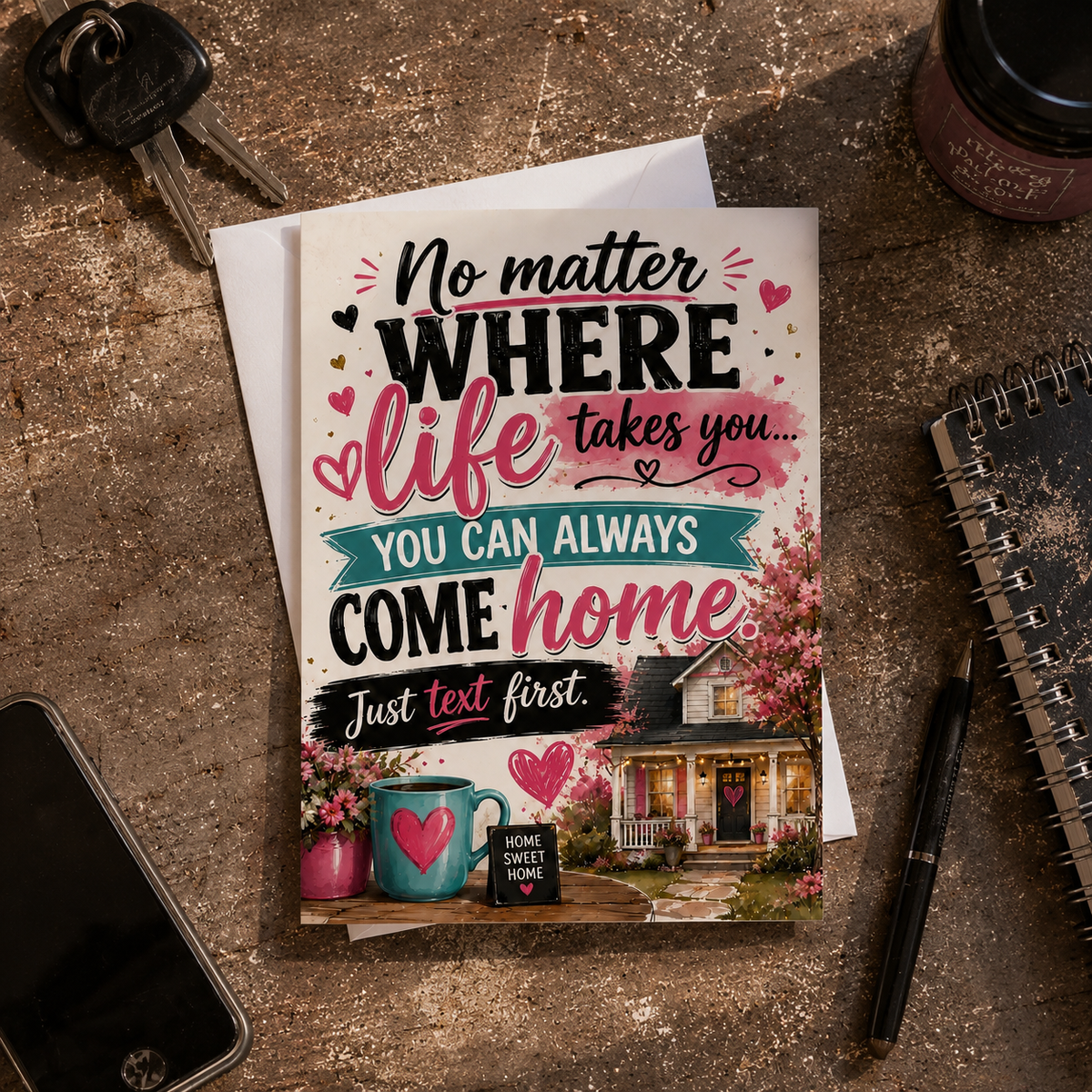 Home Sweet Home Greeting Card