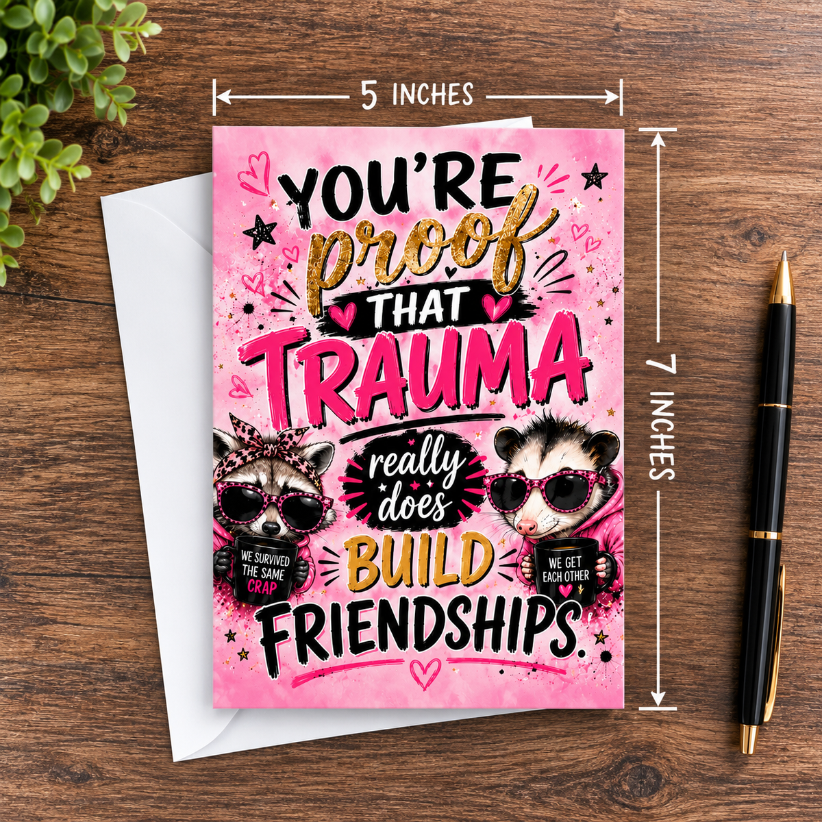 Trauma Friendship Card
