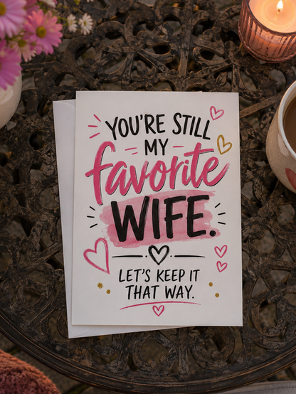 Wife Anniversary Card