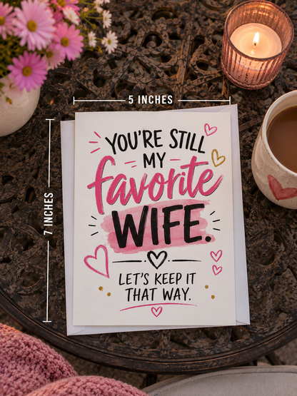 Wife Anniversary Card