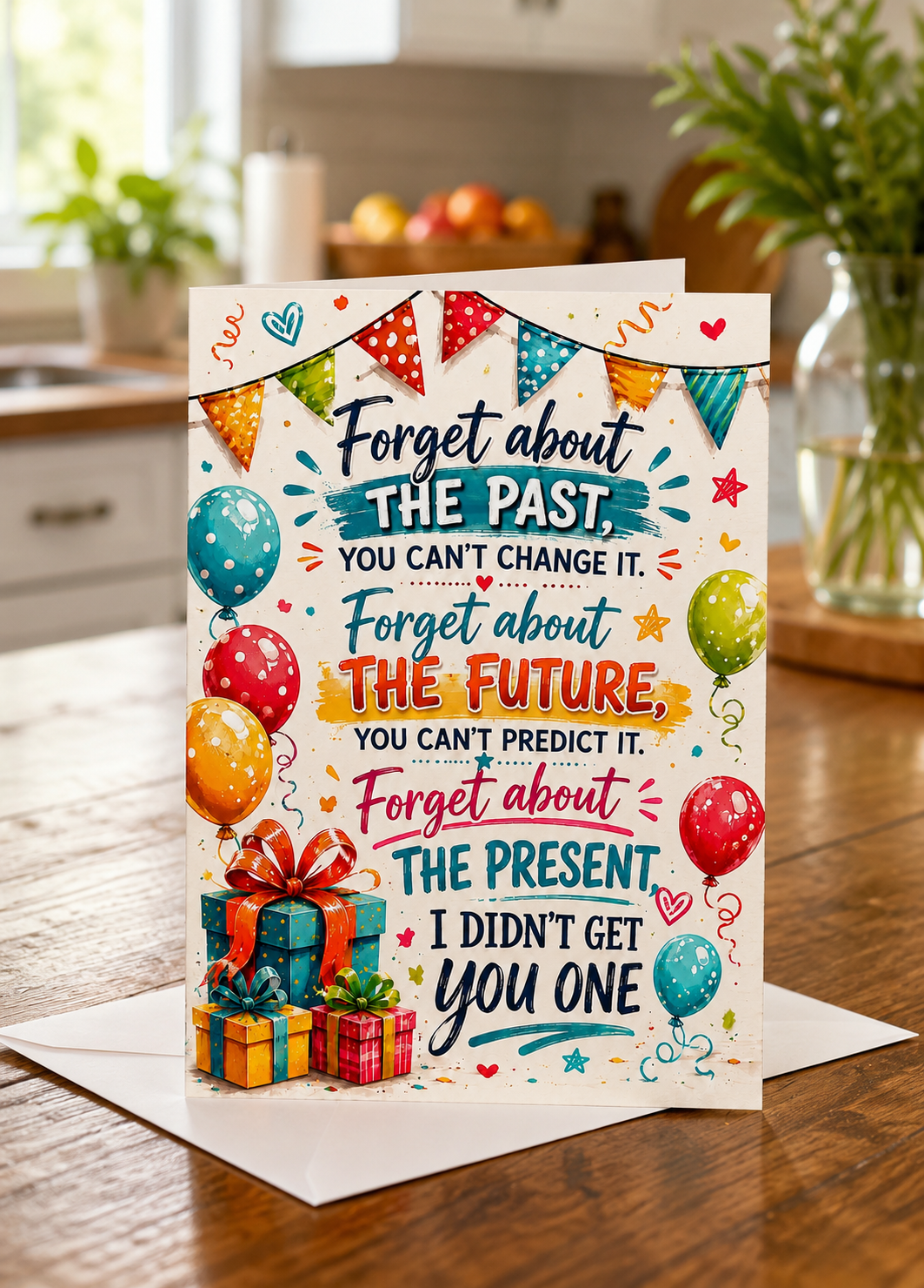 I Didn't Get You One Birthday Card