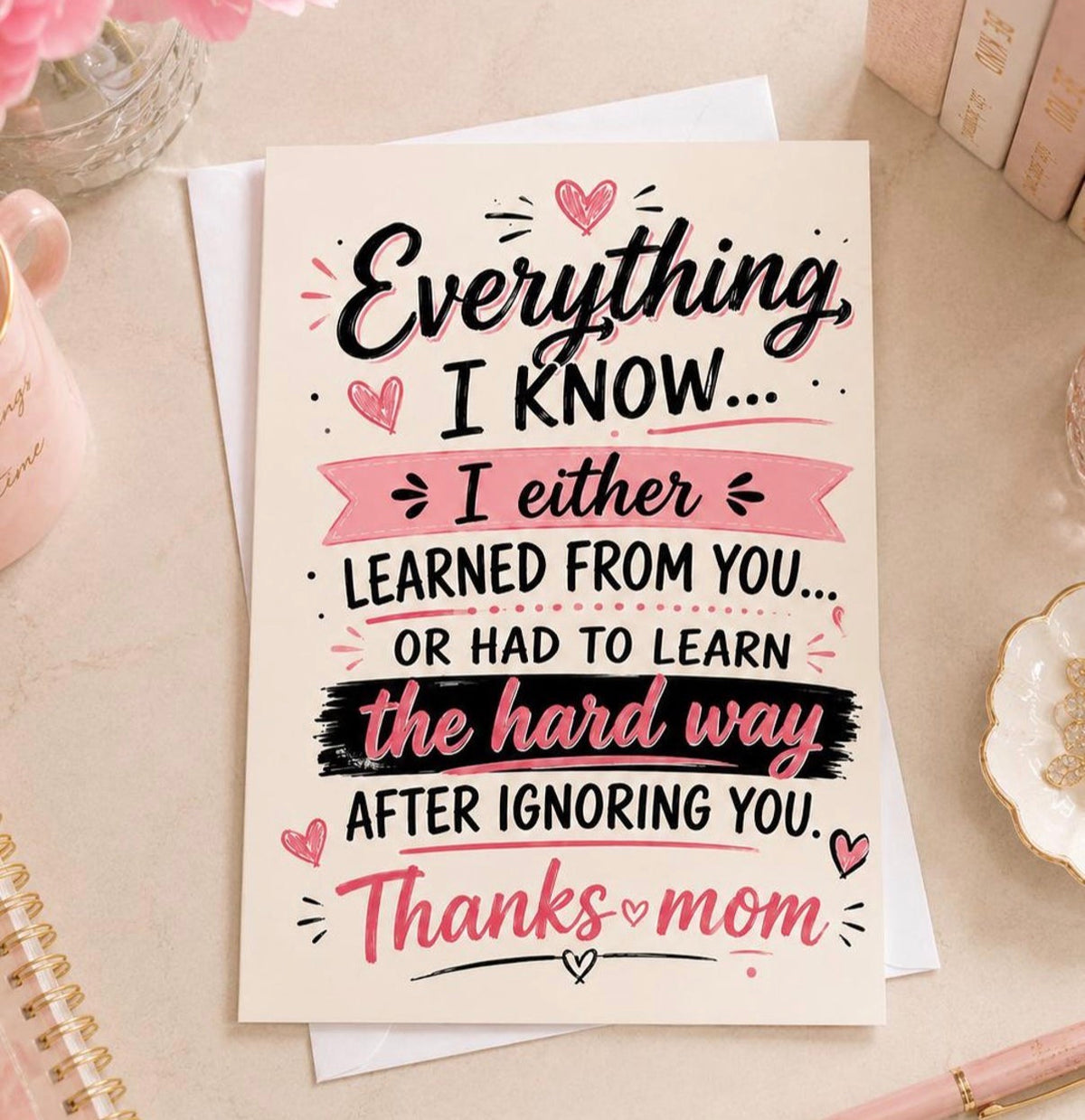 Mother's Day Thank You Card