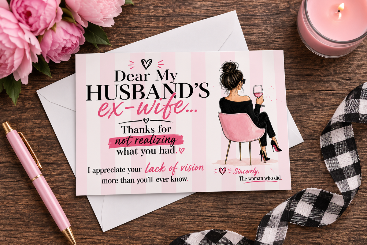 Thank You Ex-Wife Card