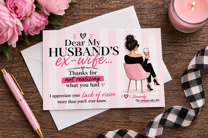 Thank You Ex-Wife Card