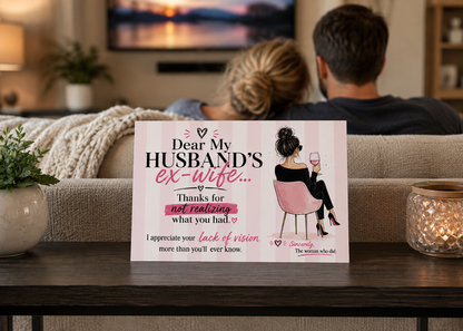 Thank You Ex-Wife Card