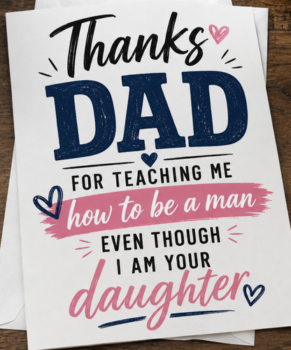 Thanks Dad Greeting Card