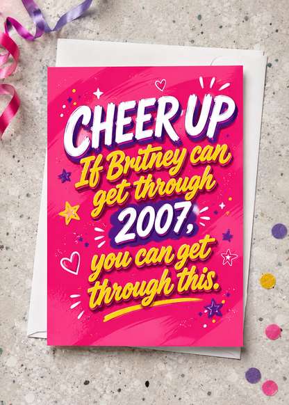 Britney 2007 Encouragement Card