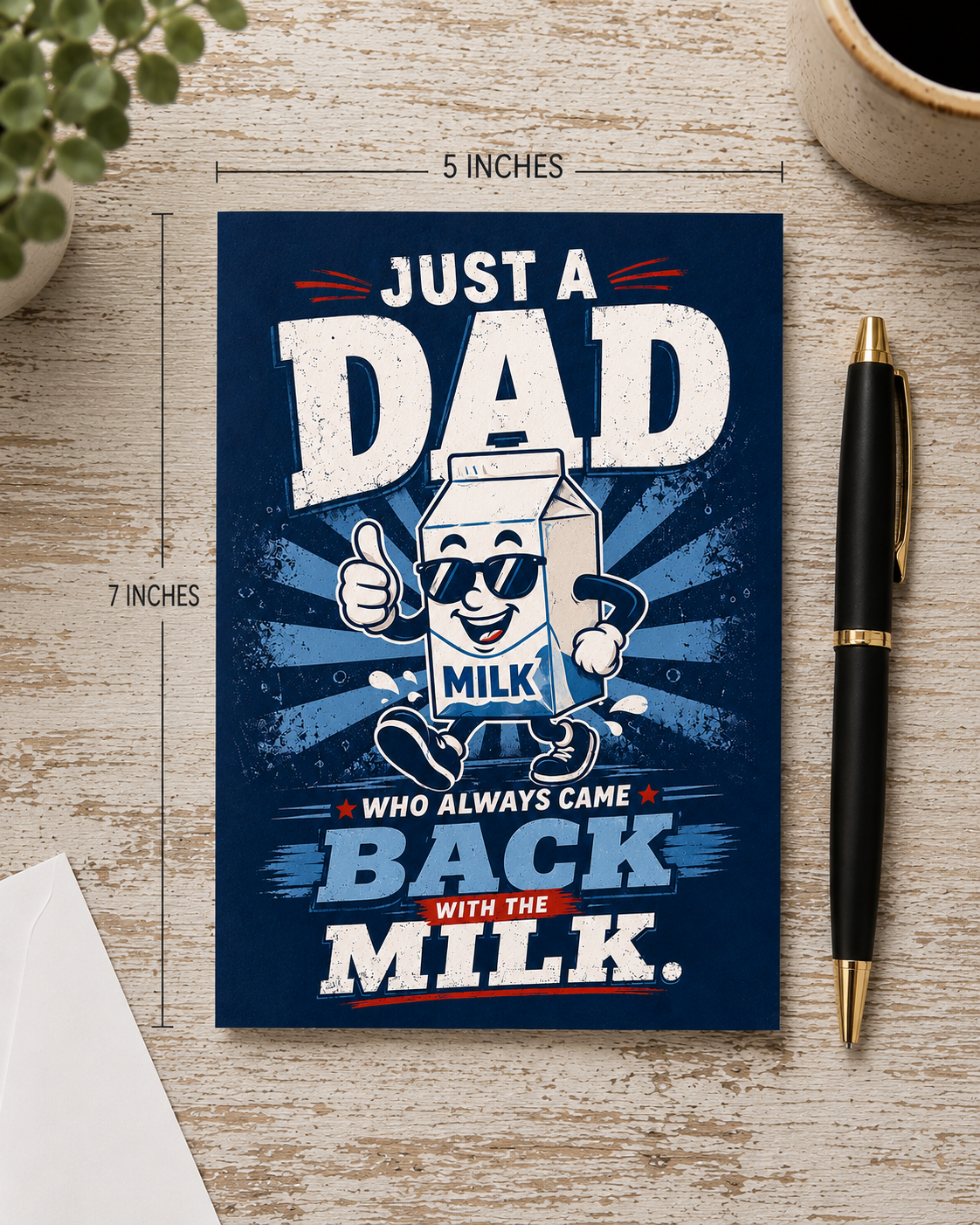 Dad Milk Card