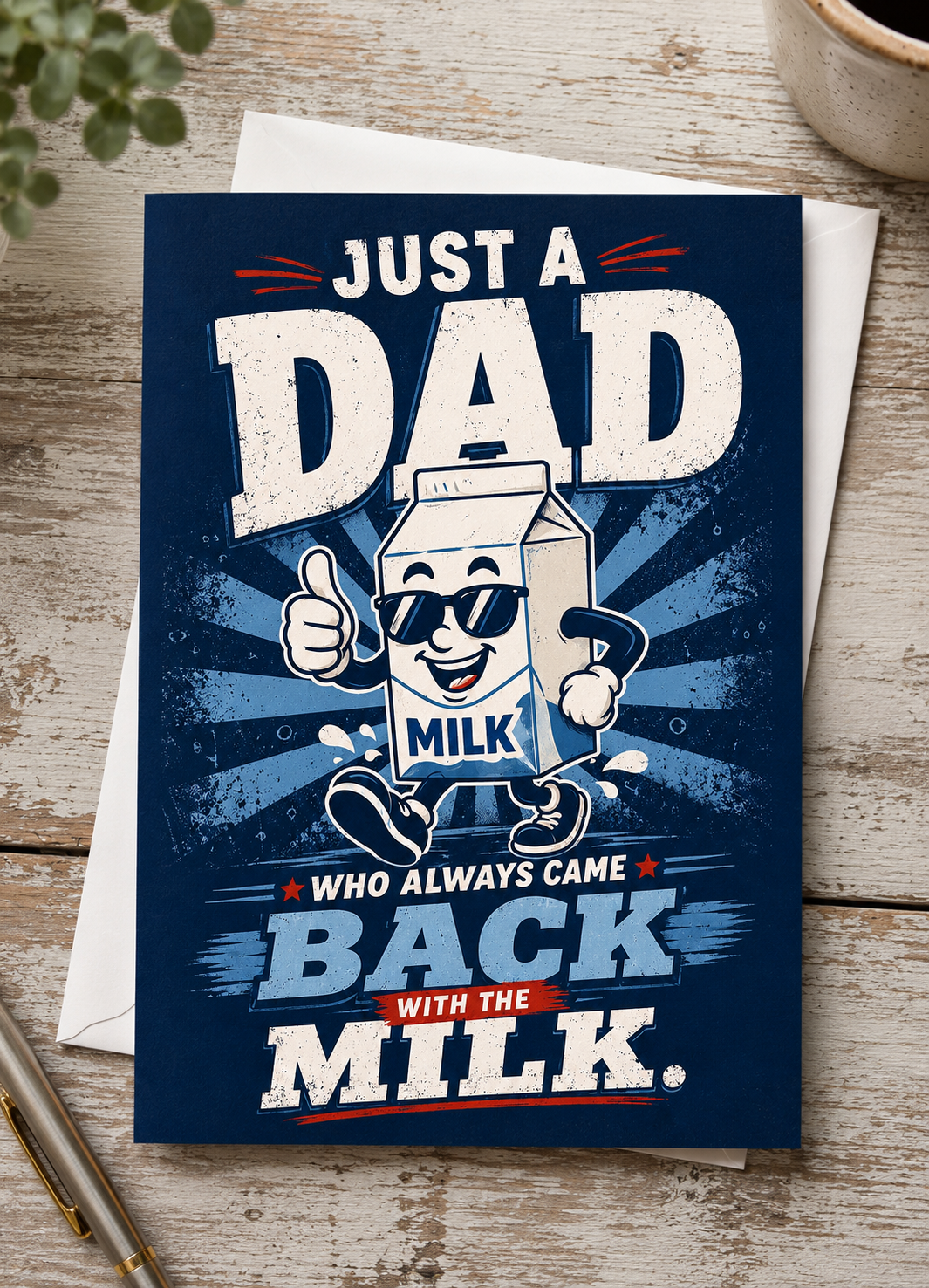 Dad Milk Card