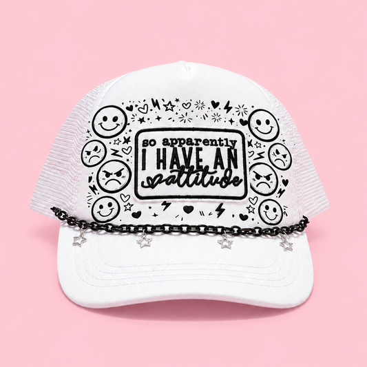 Apparently I Have An Attitude Child Hat