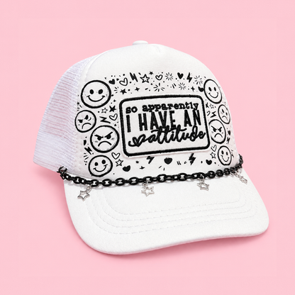 Apparently I Have An Attitude Child Hat