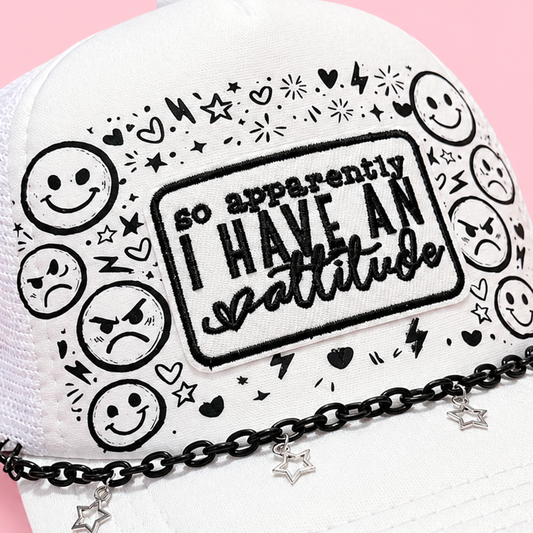 Apparently I Have An Attitude Child Hat