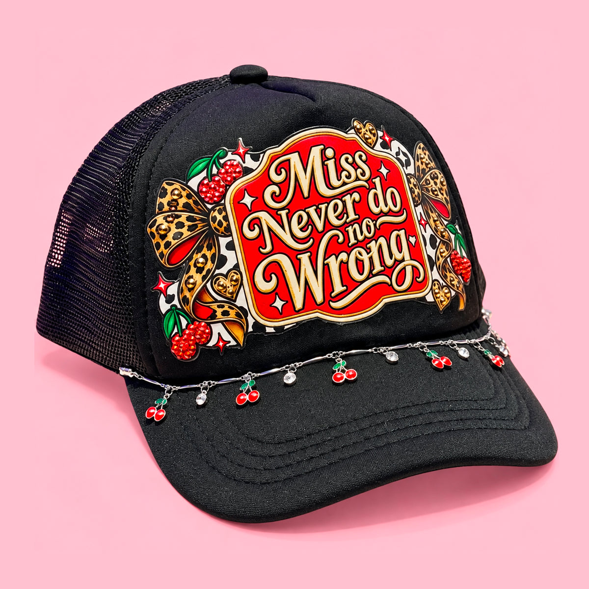 Miss I Never Do No Wrong Child Trucker Hat