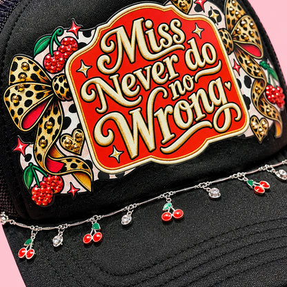 Miss I Never Do No Wrong Child Trucker Hat