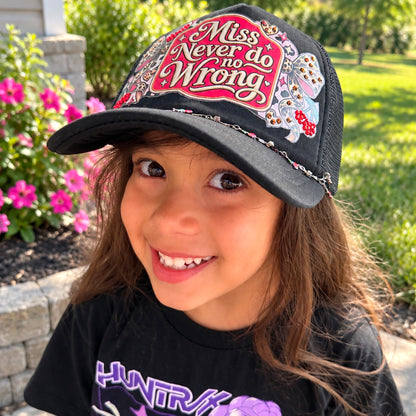 Miss I Never Do No Wrong Child Trucker Hat