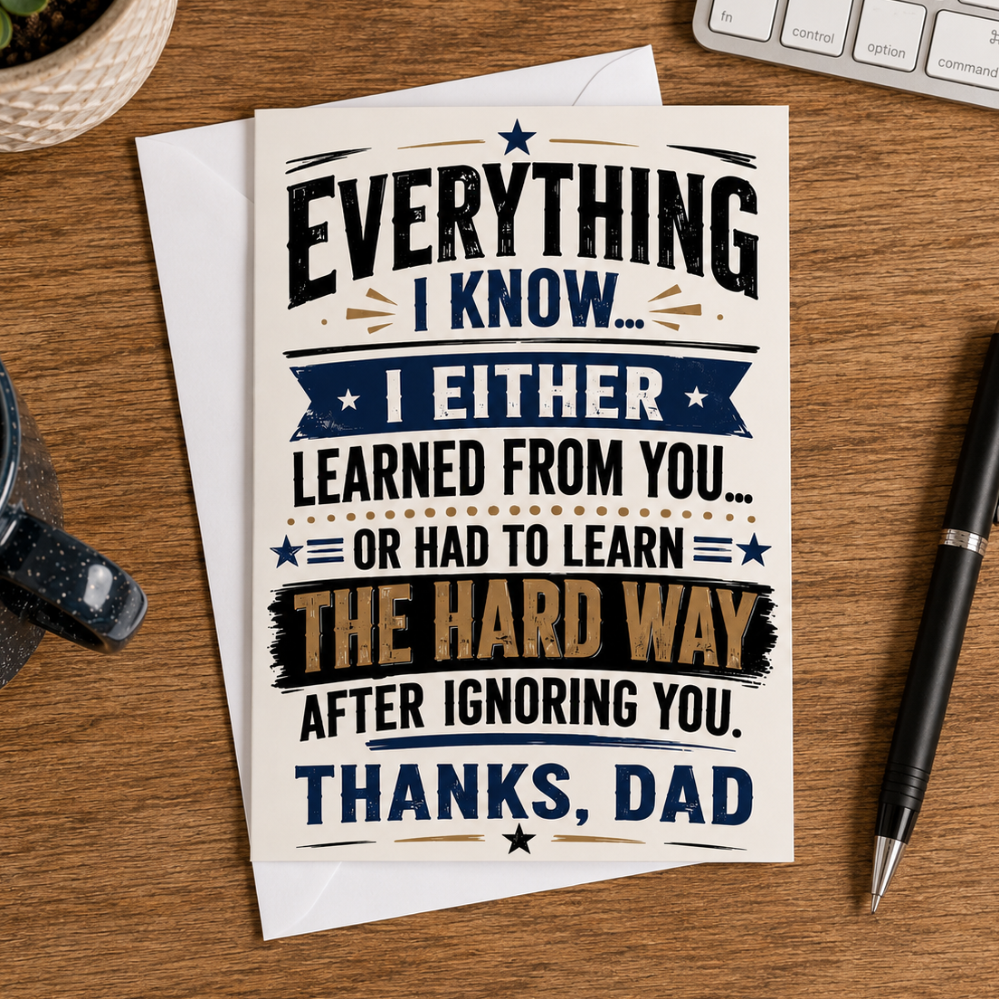 Thanks Dad Greeting Card