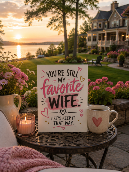 Wife Anniversary Card