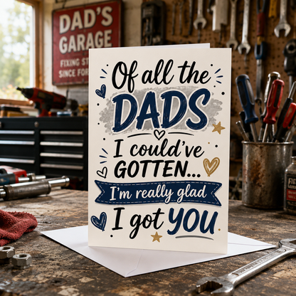 Father's Day, Birthday Greeting Card