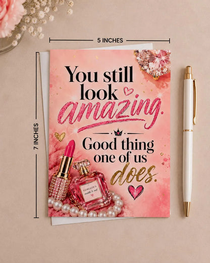 Wife Anniversary Birthday Card
