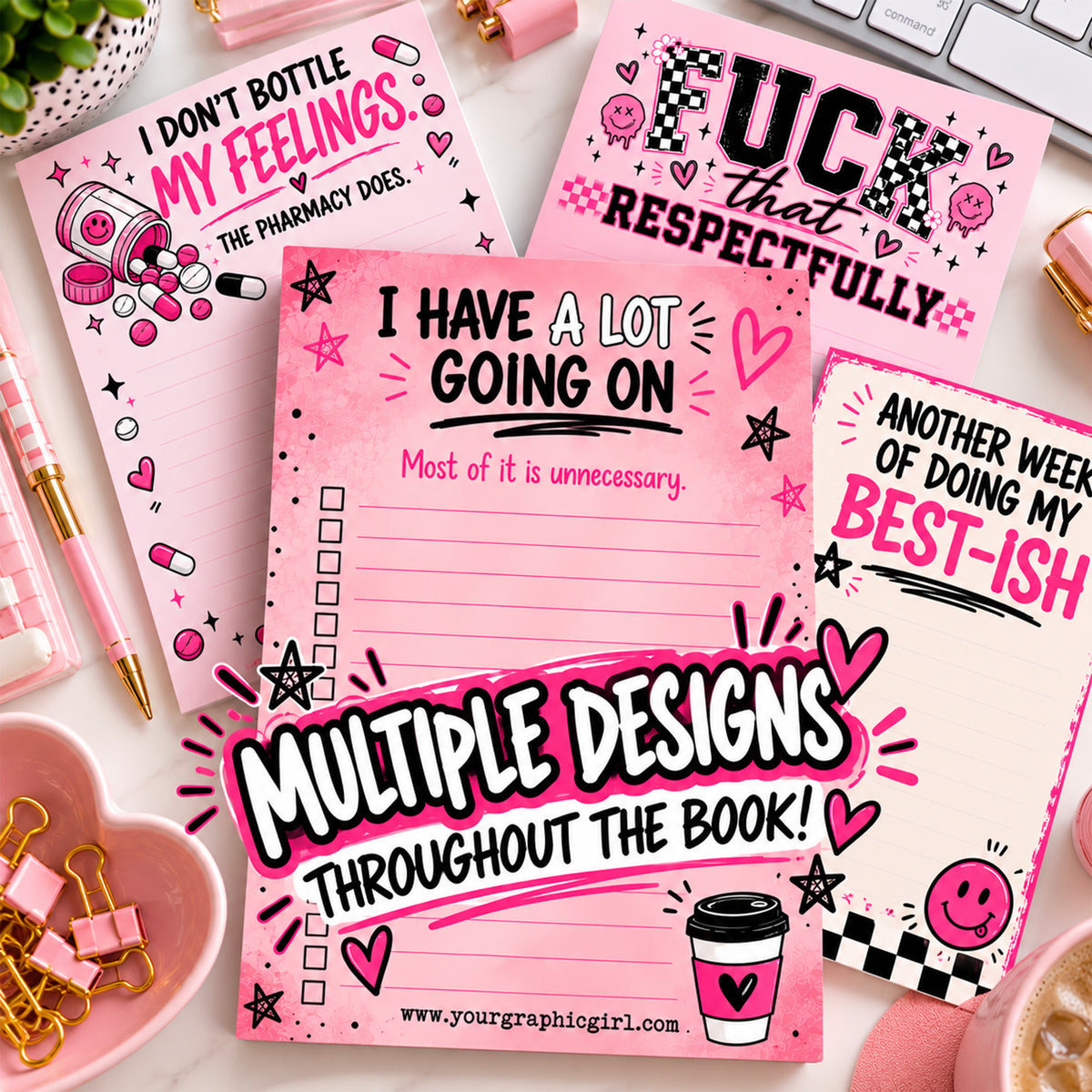 YGG Exclusive Multi-Design Notepad